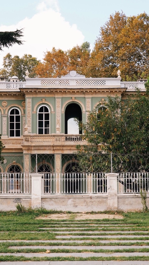 Ottoman mansion in autumn, Istanbul
